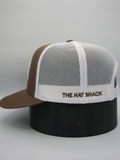 THS Cactus Brown/White Logo Original Flatbill Snapback