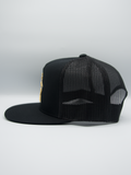 RLP Black / Gold Logo Flatbill Snapback