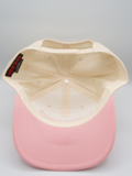 HatShack Cream / Pink 2 Baseball Snapback