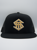 THS Black/Gold/White Outline Logo Snapback