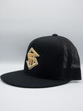THS Black/Gold/White Outline Logo Snapback