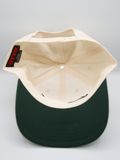 HatShack Cream / Green 2 Baseball Snapback