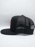 RLP Black/Red w/o Logo Flatbill Snapback