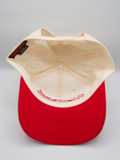 HatShack Cream / Red 2 Baseball Snapback