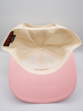 THS Cream/Fossil/Pink Outline Logo Snapback
