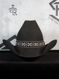 Stetson 3x Black Regular Crown/3.75in. Brim Vintage Felt Hat