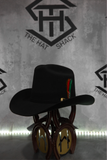 Texana 20X El Viejon Negra Tombstone Wool Hat ( PRE-SHAPED SOLD AS IS)