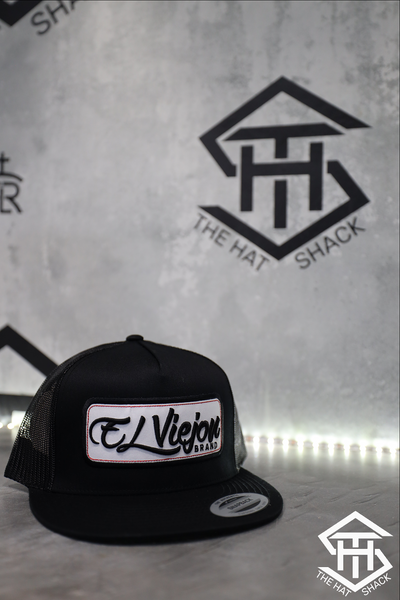 EL Viejon EVPatch Black Visera Plana White Patch