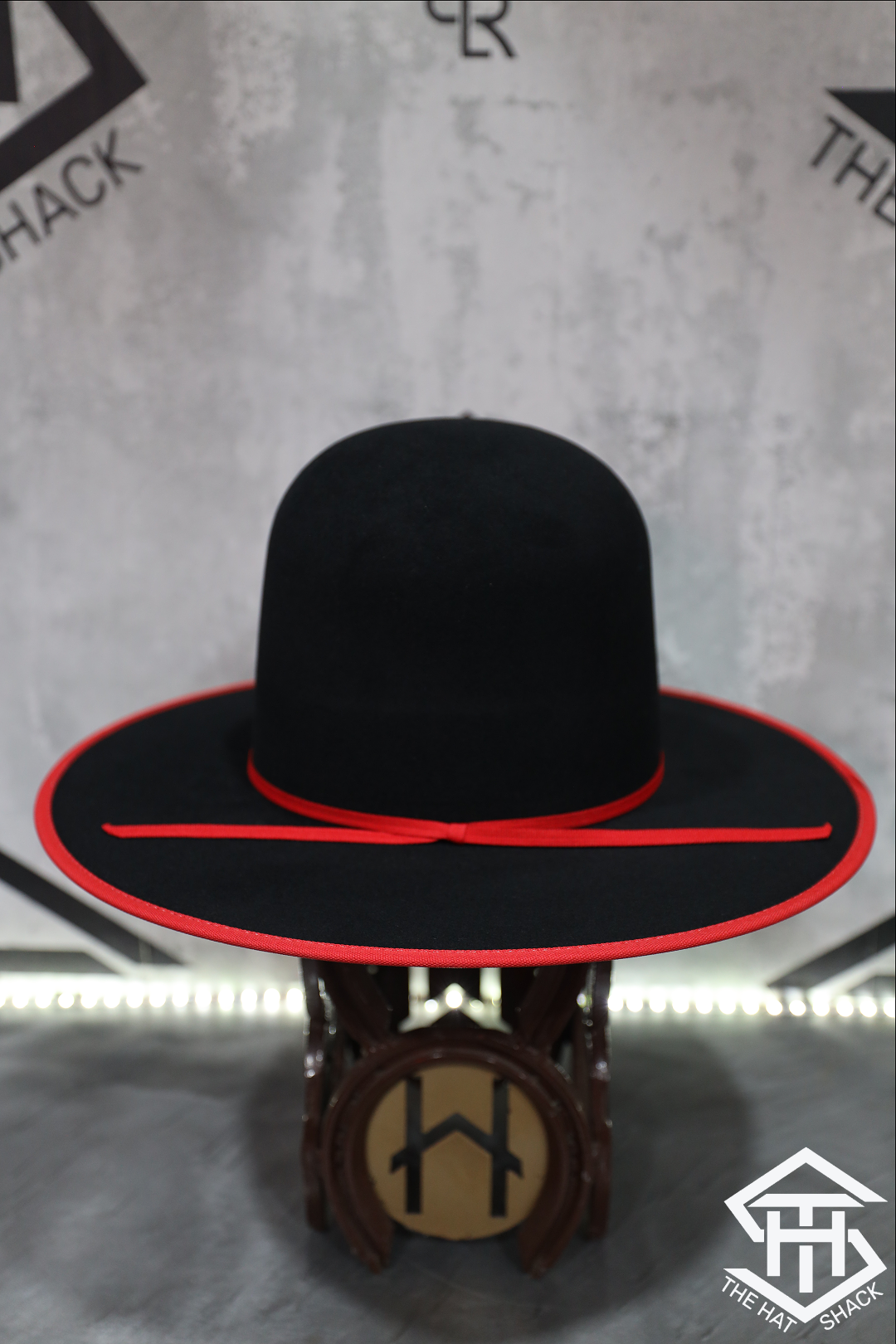 THS BLK/Red Bound Edge 4in. Brim/ TC 7X