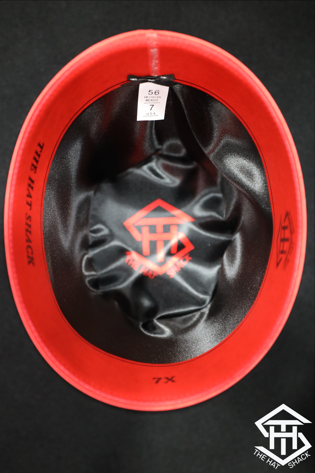 THS BLK/Red Bound Edge 4in. Brim/ TC 7X