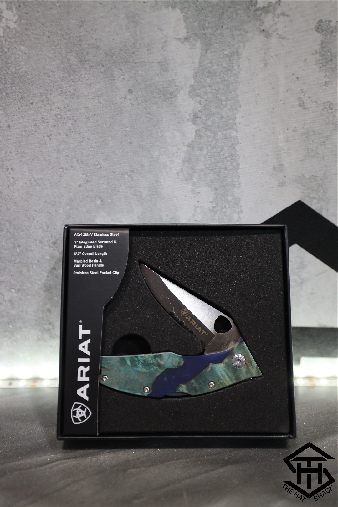 Ariat " Hybrid " Stainless Steel Pocket Knife