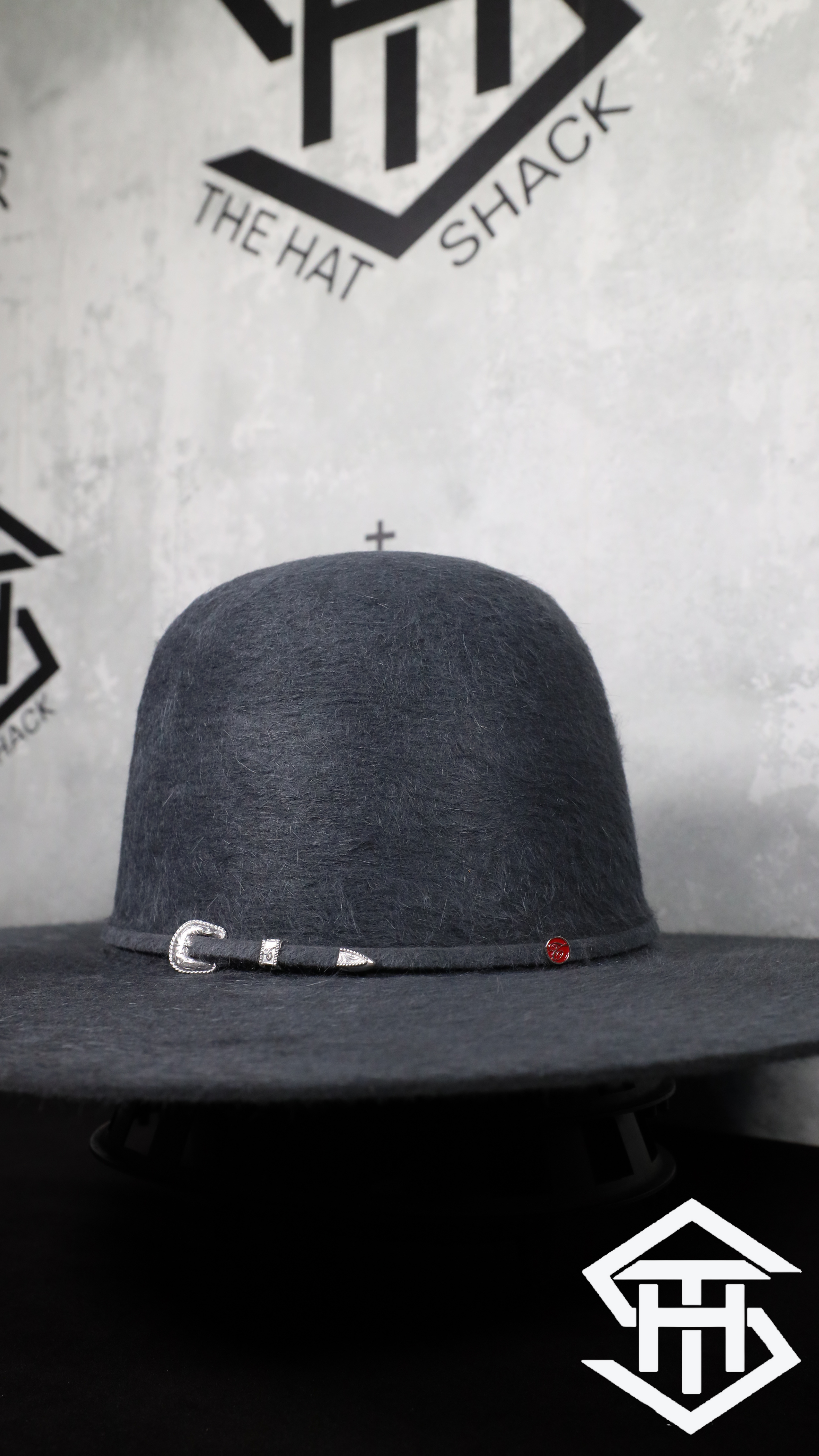 10x Steel Tacchino Hat Co. Grizzly 6in. Crown / 4.5in. Brim