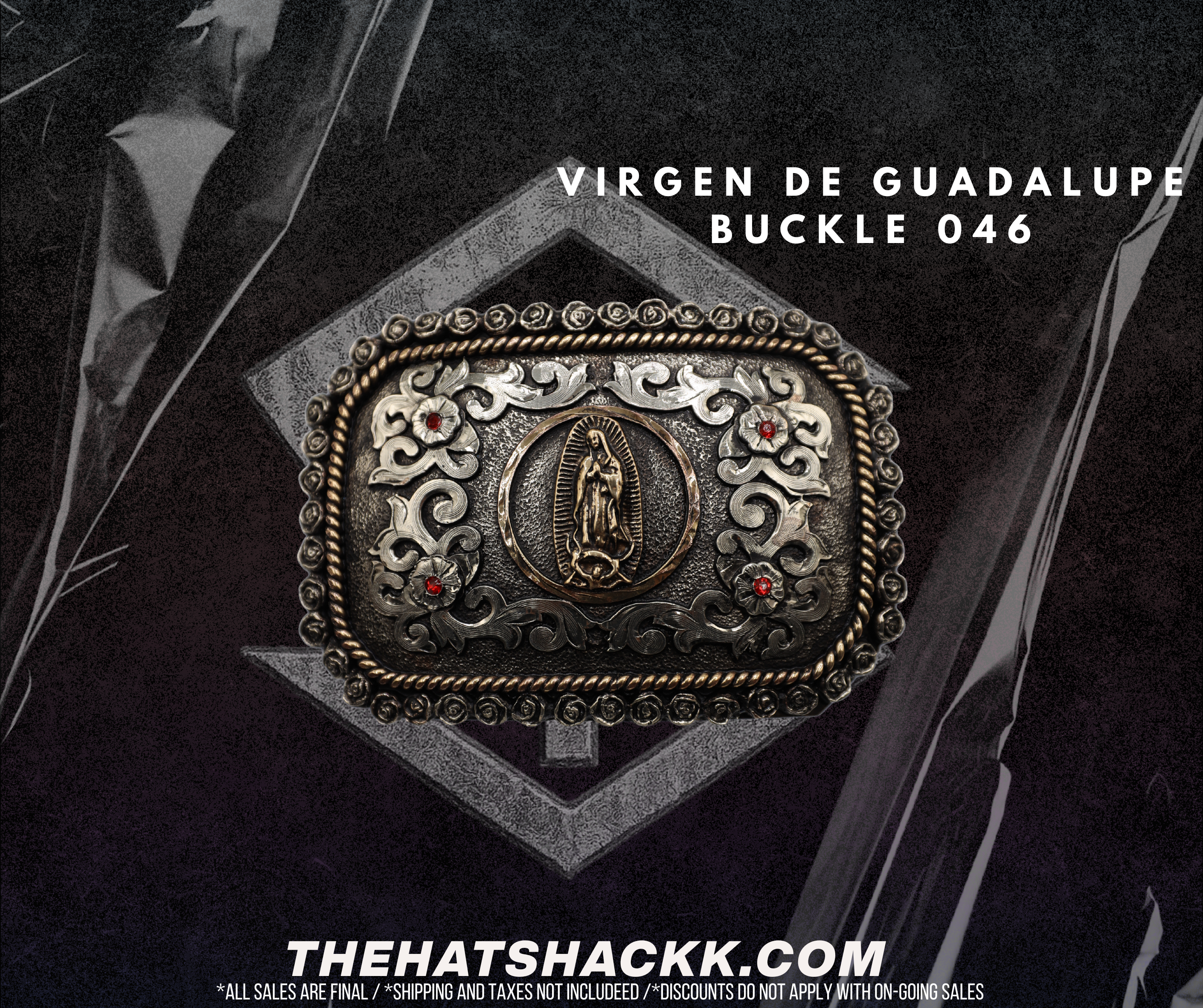 Virgen De Guadalupe Buckle 046