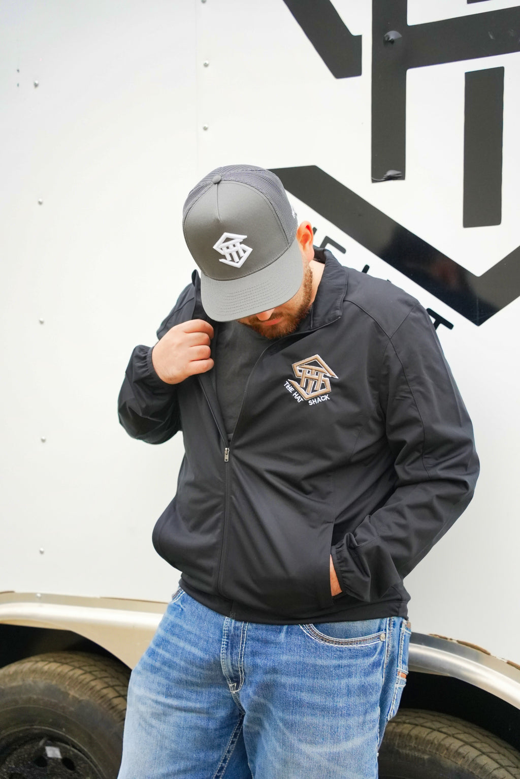 THS Black / Bronze Wind-Breaker Jacket