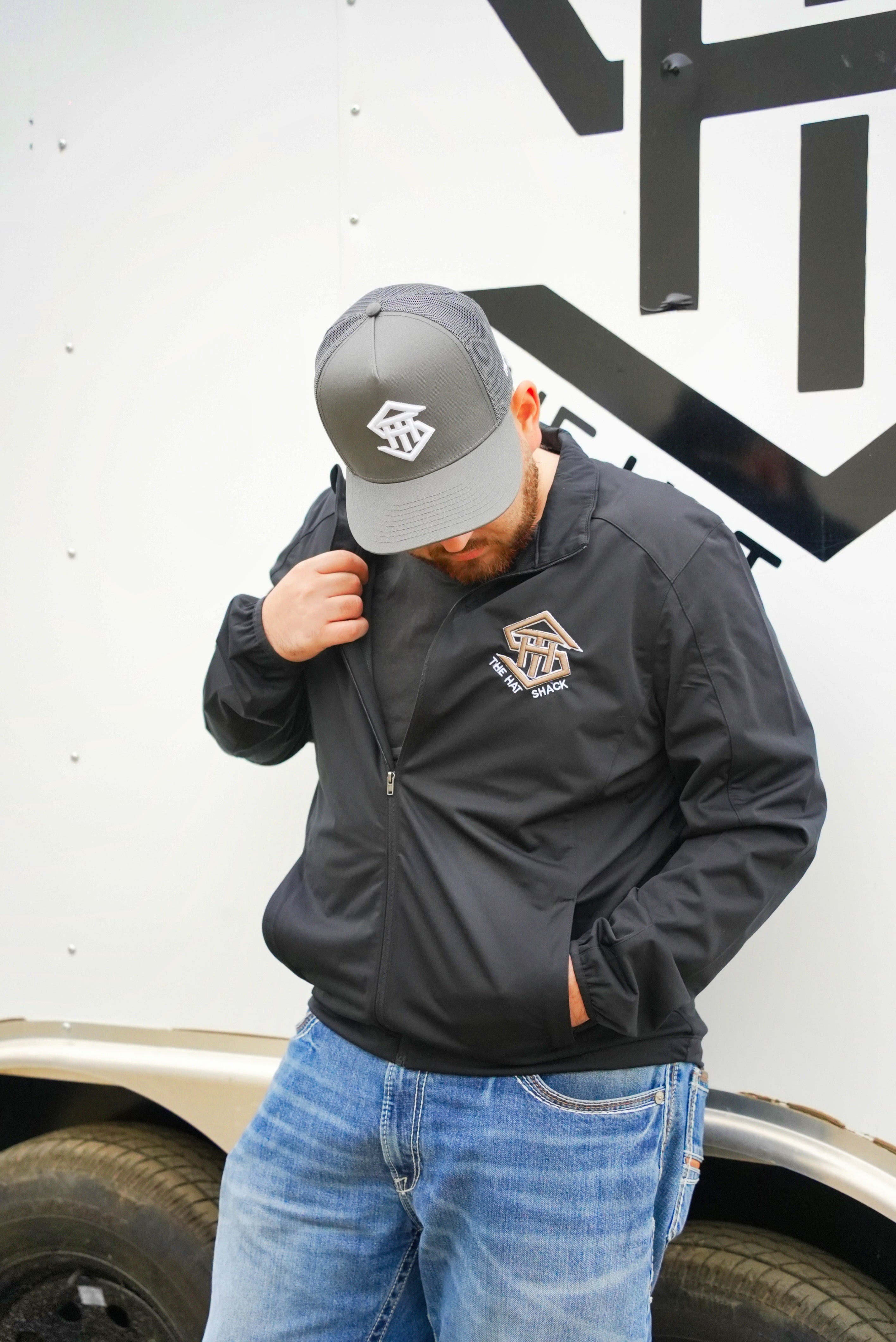 THS Black / Bronze Wind-Breaker Jacket