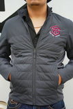THS Grey / Burgundy Logo Low Profile Puffer Jacket