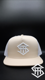 THS Cream/White Flatbill Snapback