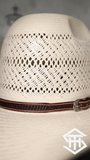 Tooled Leather Hatband 06