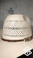 Tooled Leather Hatband 03