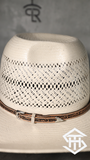 Tooled Leather Hatband 03