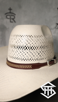 Tooled Leather Hatband 010