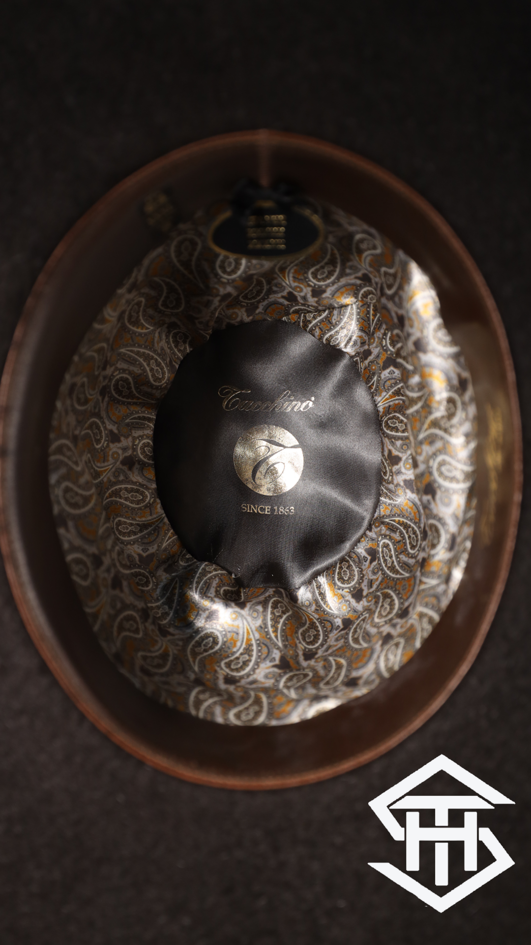 10x Chocolate Grizzly Tacchino Hat Co. Tall Crown/ 4in Brim