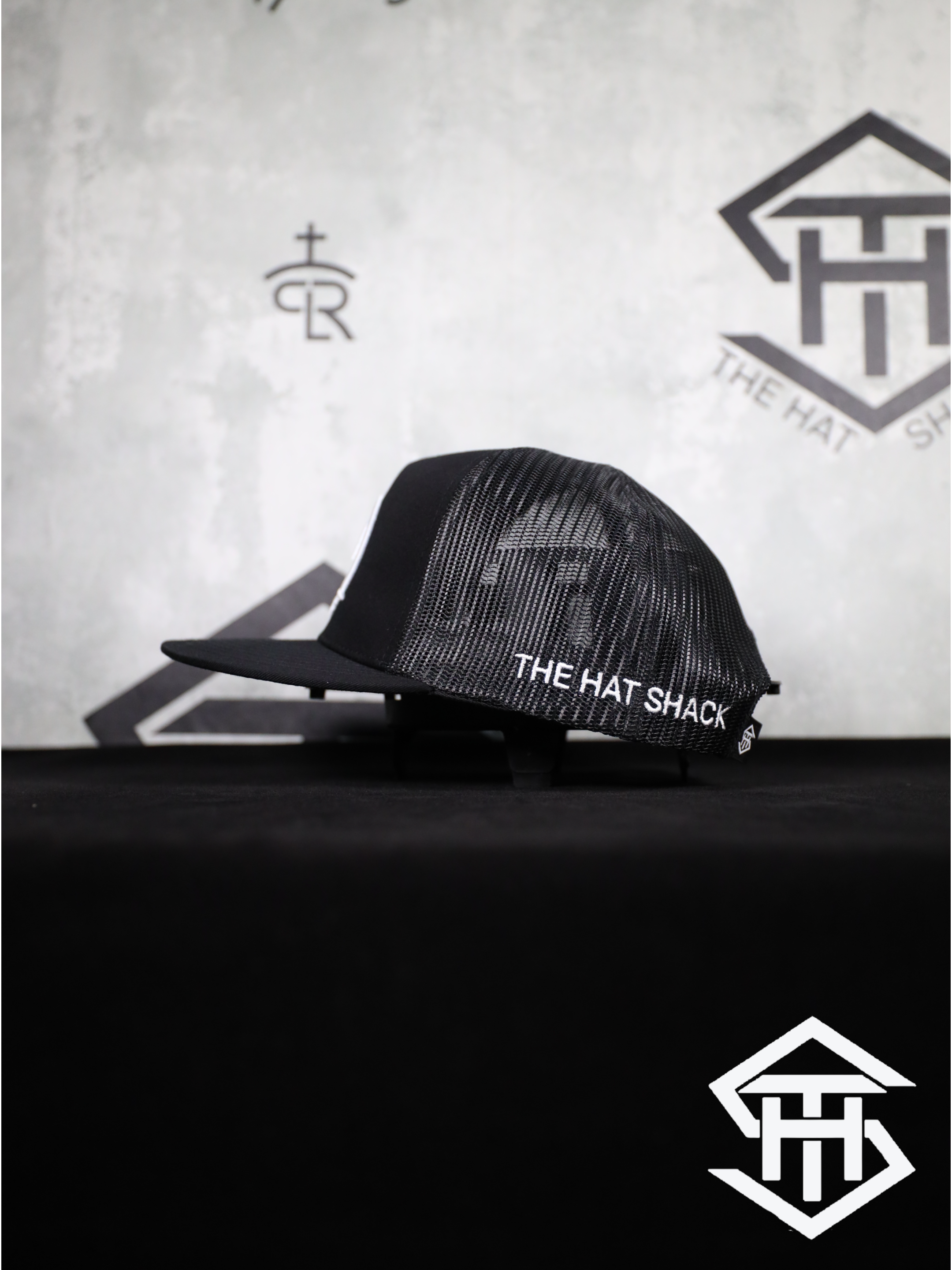 THS Cactus Black/White FlatBill SnapBack