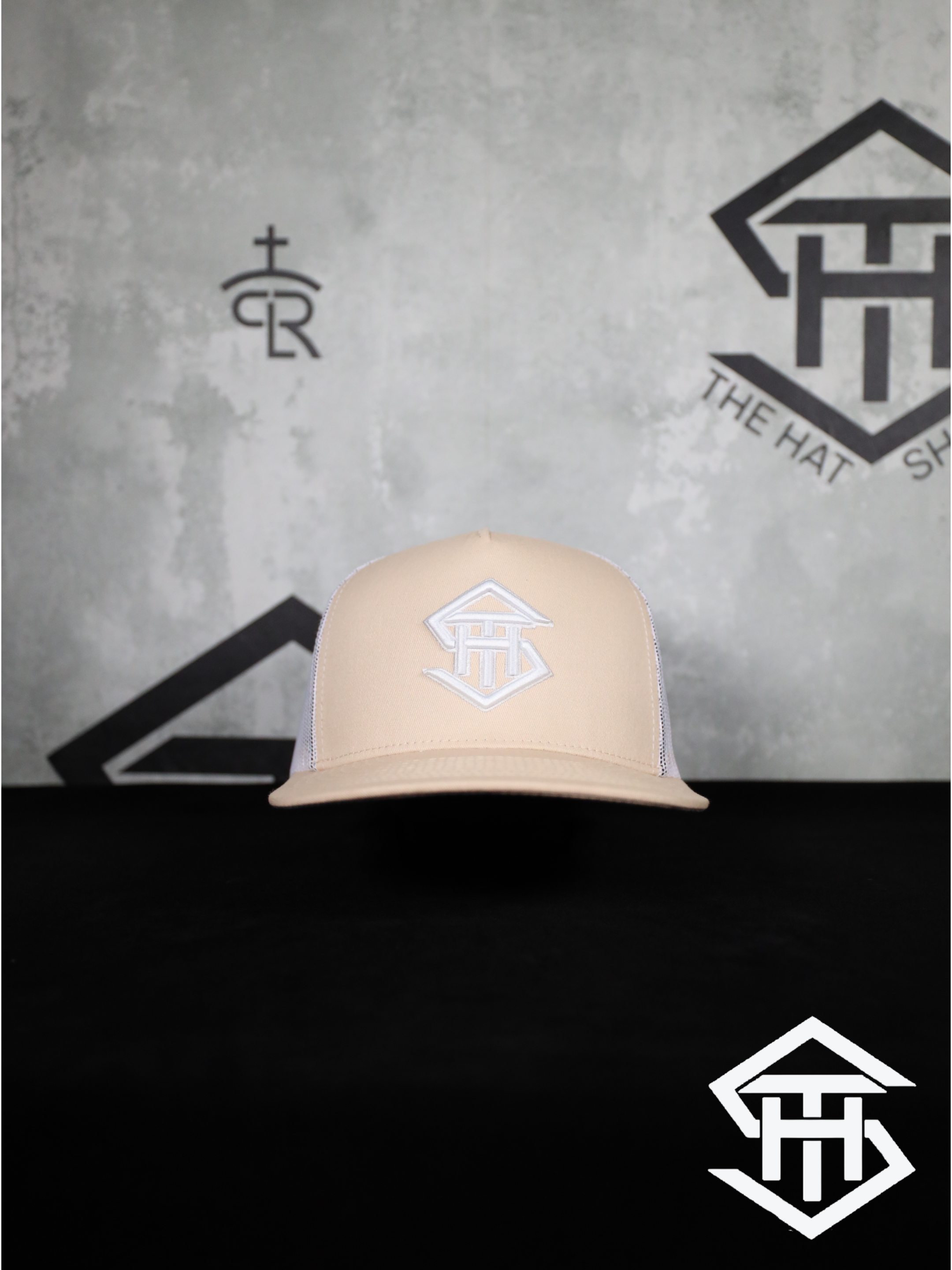 THS Cream/White Flatbill Snapback