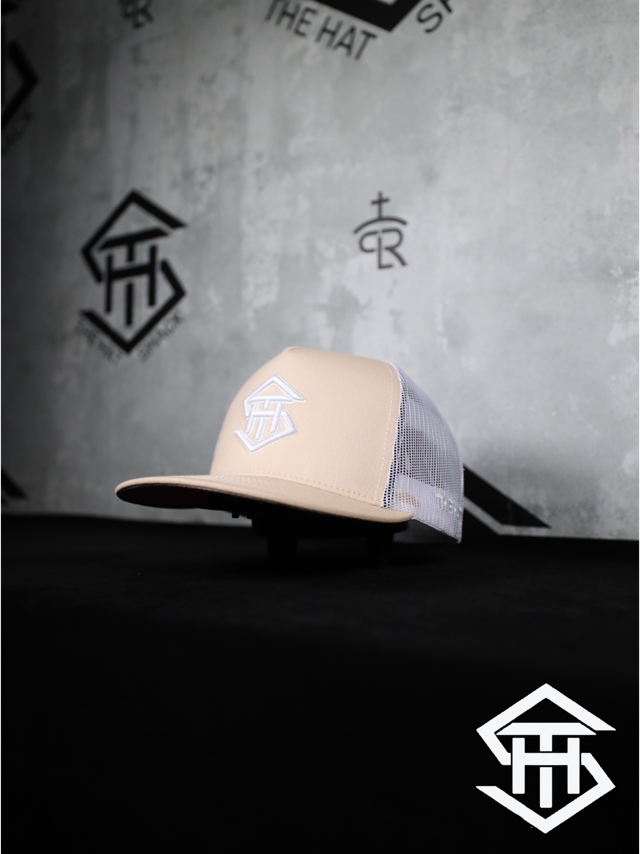 THS Cream/White Flatbill Snapback