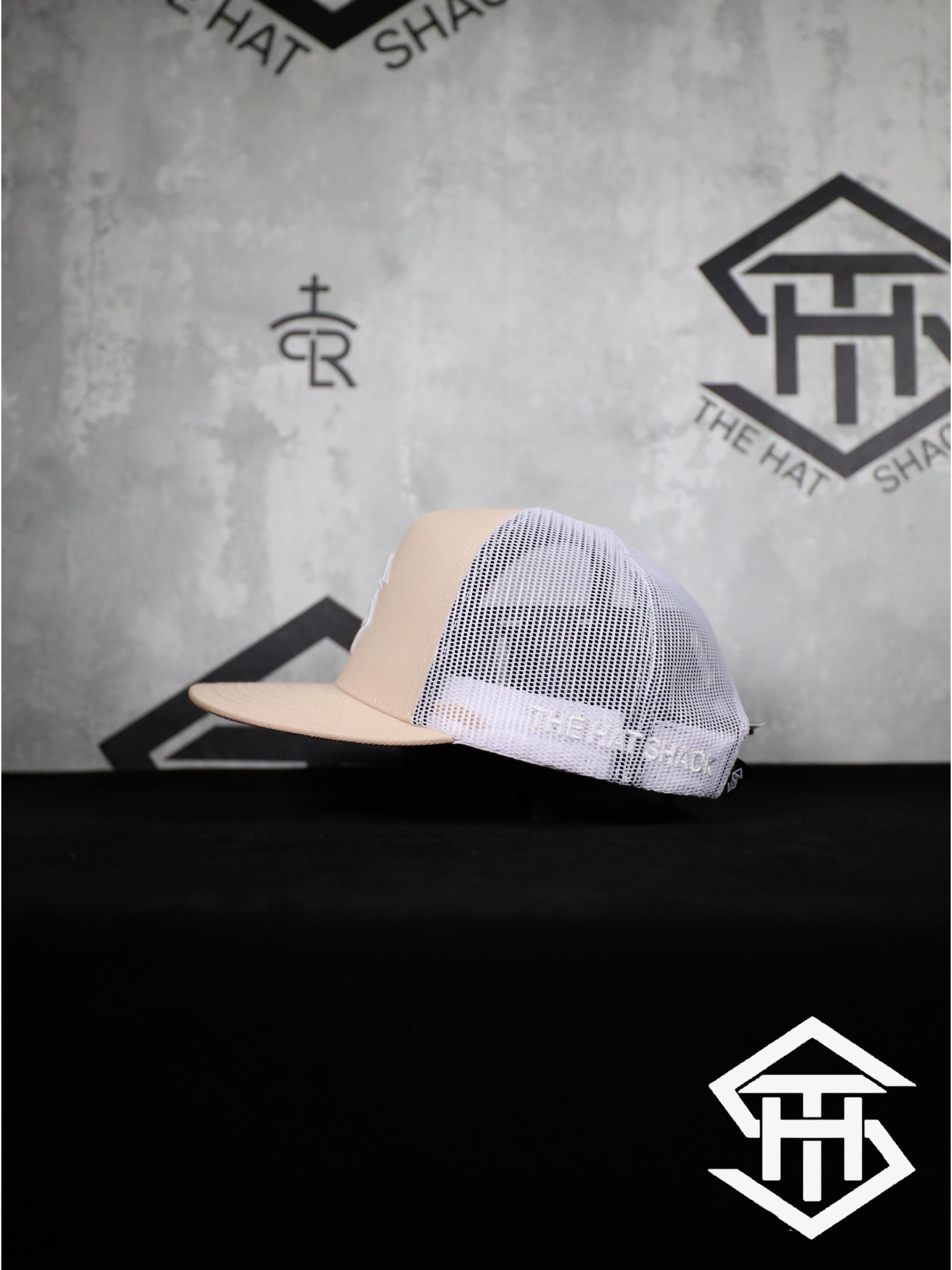 THS Cream/White Flatbill Snapback