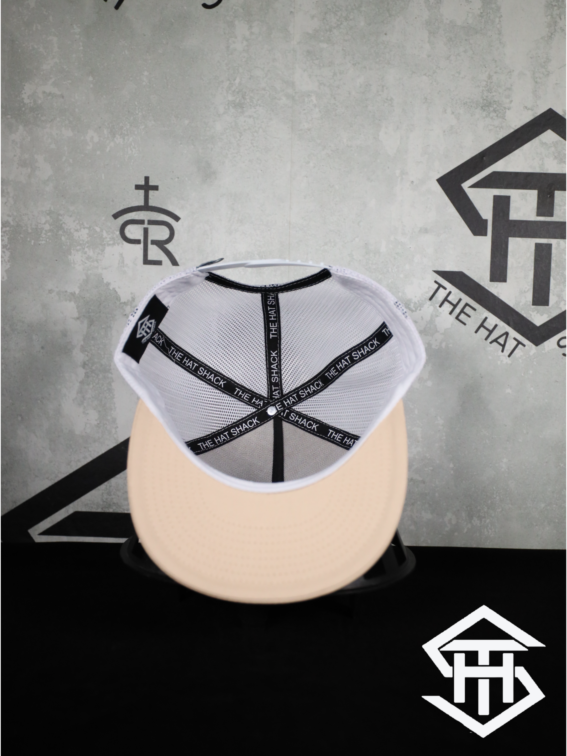 THS Cream/White Flatbill Snapback