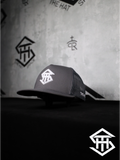 THS White / Charcoal Logo Flatbill Snapback
