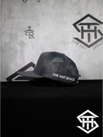 THS White / Charcoal Logo Flatbill Snapback
