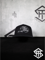 THS Black / White Pro Logo Flatbill Snapback