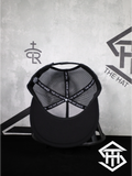 THS Black / White Pro Logo Flatbill Snapback