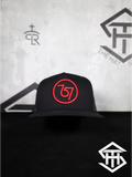 757 Red/Black Logo Snapback Flatbill