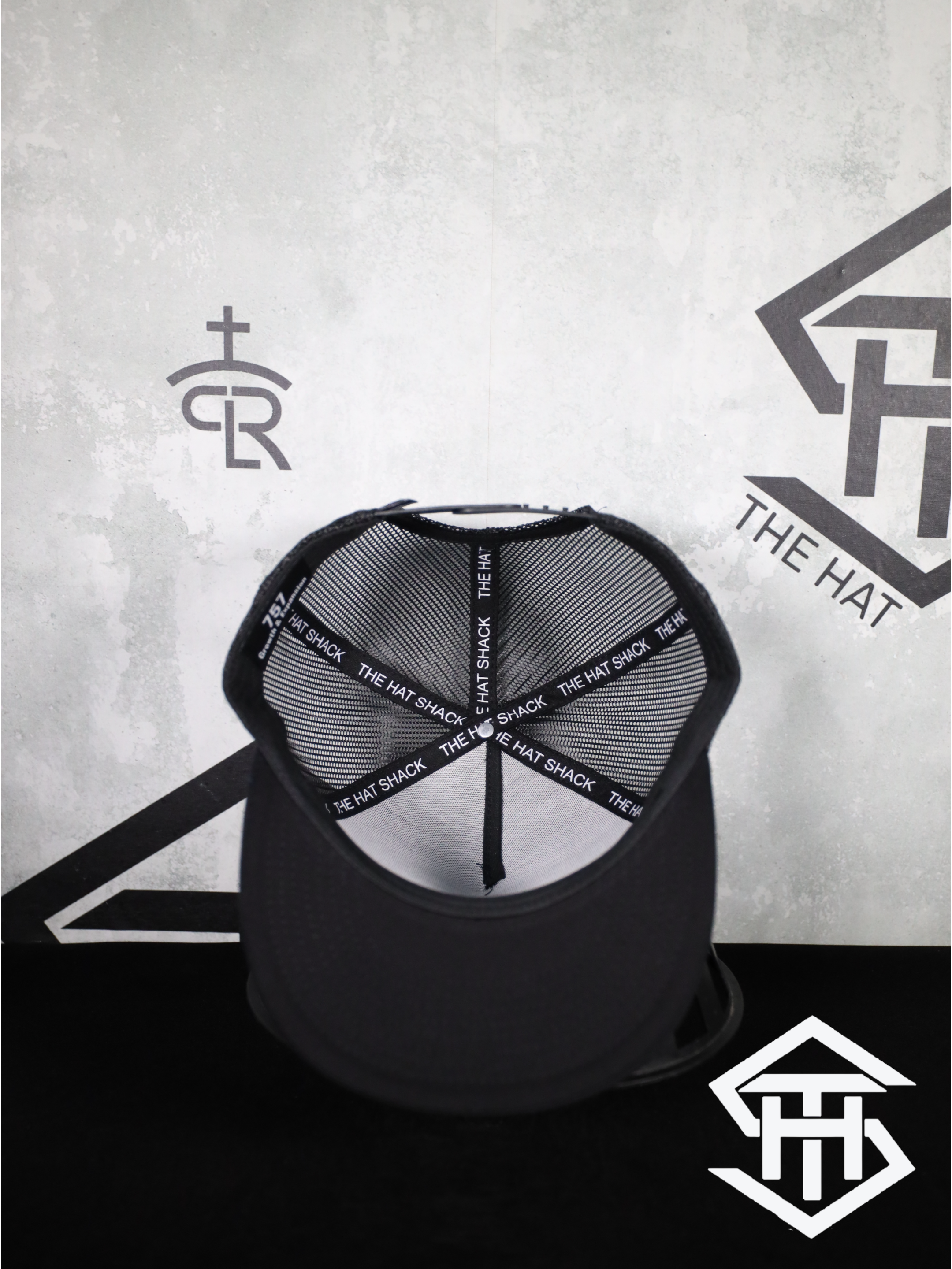 757 Blue/Black Logo Flatbill Snapback
