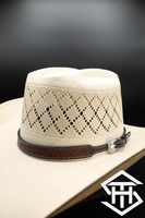Twister Tooled Hat Band " Floral "