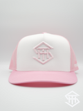 THS Pink / White Logo 2 Flatbill Snapback