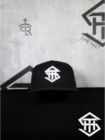 THS Black/White Logo FlatBill SnapBack