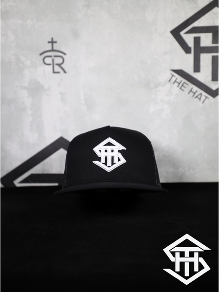 THS Black/White Logo FlatBill SnapBack