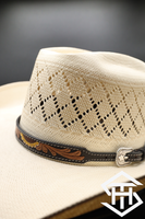 Twister Tooled Hat band " Sunflower"