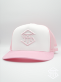 THS Pink / White Logo 2 Flatbill Snapback