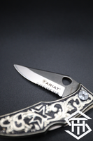 Ariat "Hybrid Engraved " 3in. Stainless Steel Pocket Clip