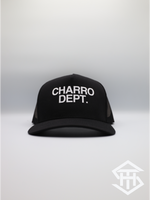 Charro Dept. Black Mesh Snapback