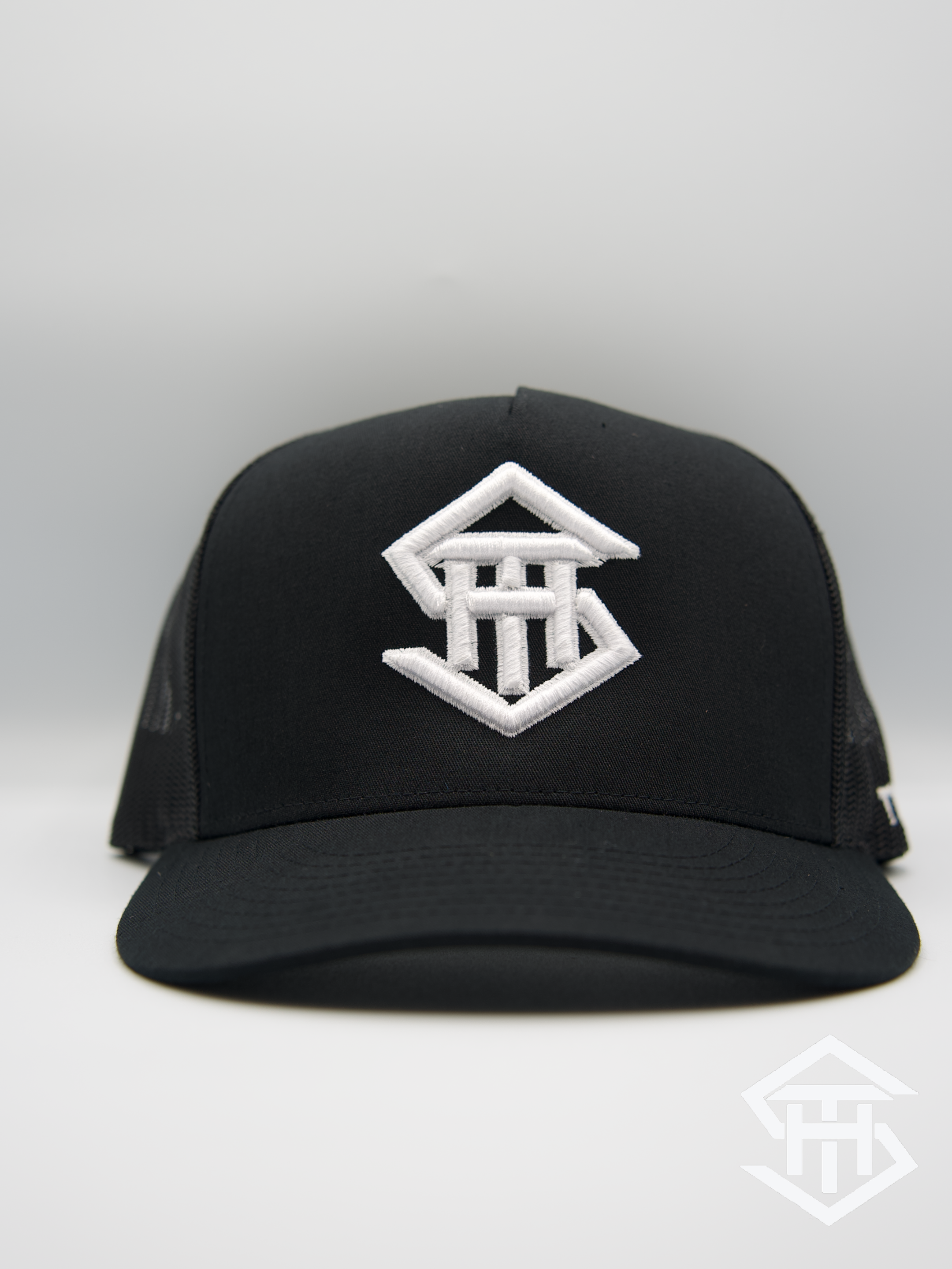 THS Black/White Logo FlatBill SnapBack