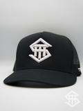 THS Black/White Logo FlatBill SnapBack