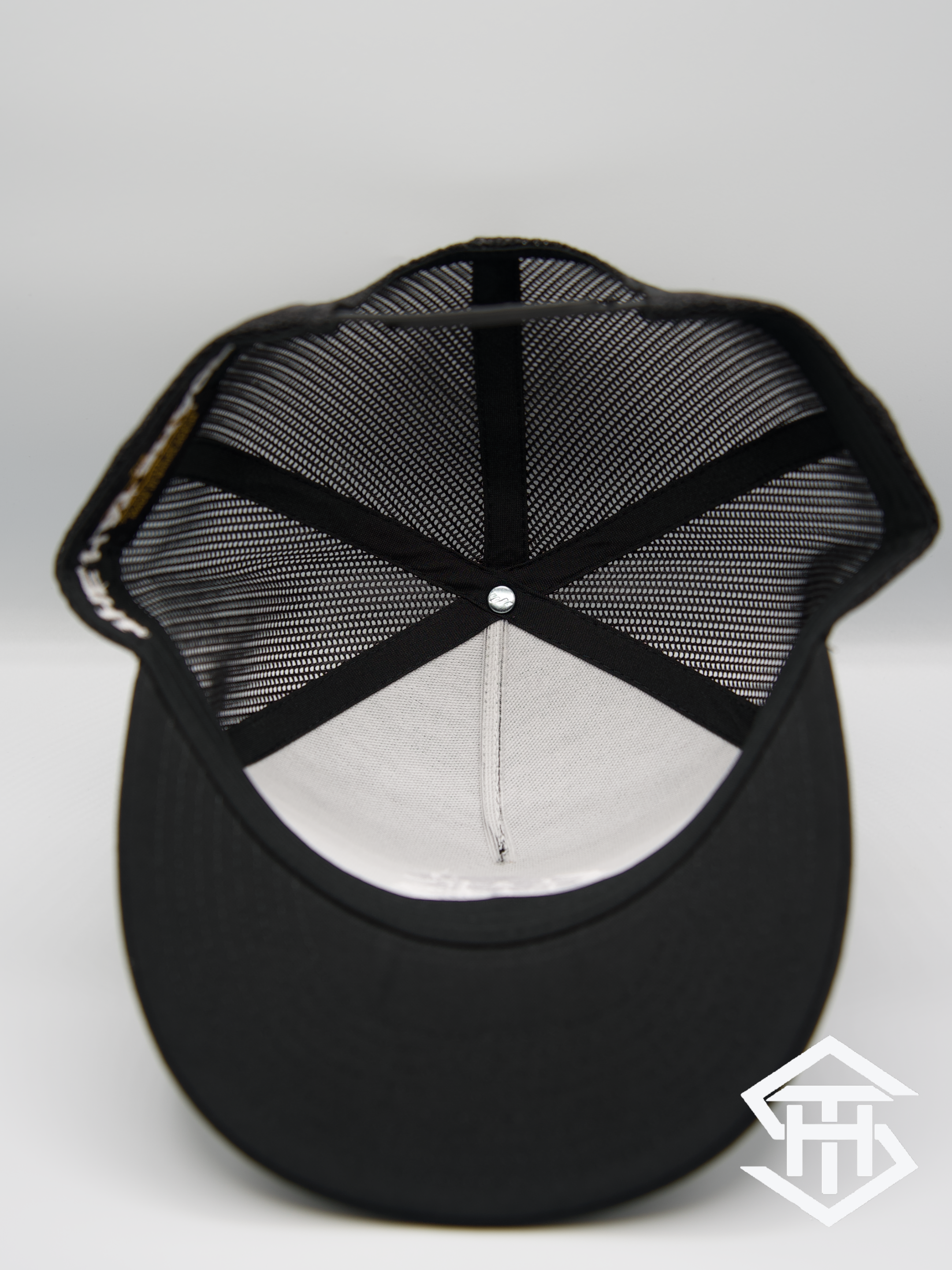 THS Black/White Logo FlatBill SnapBack