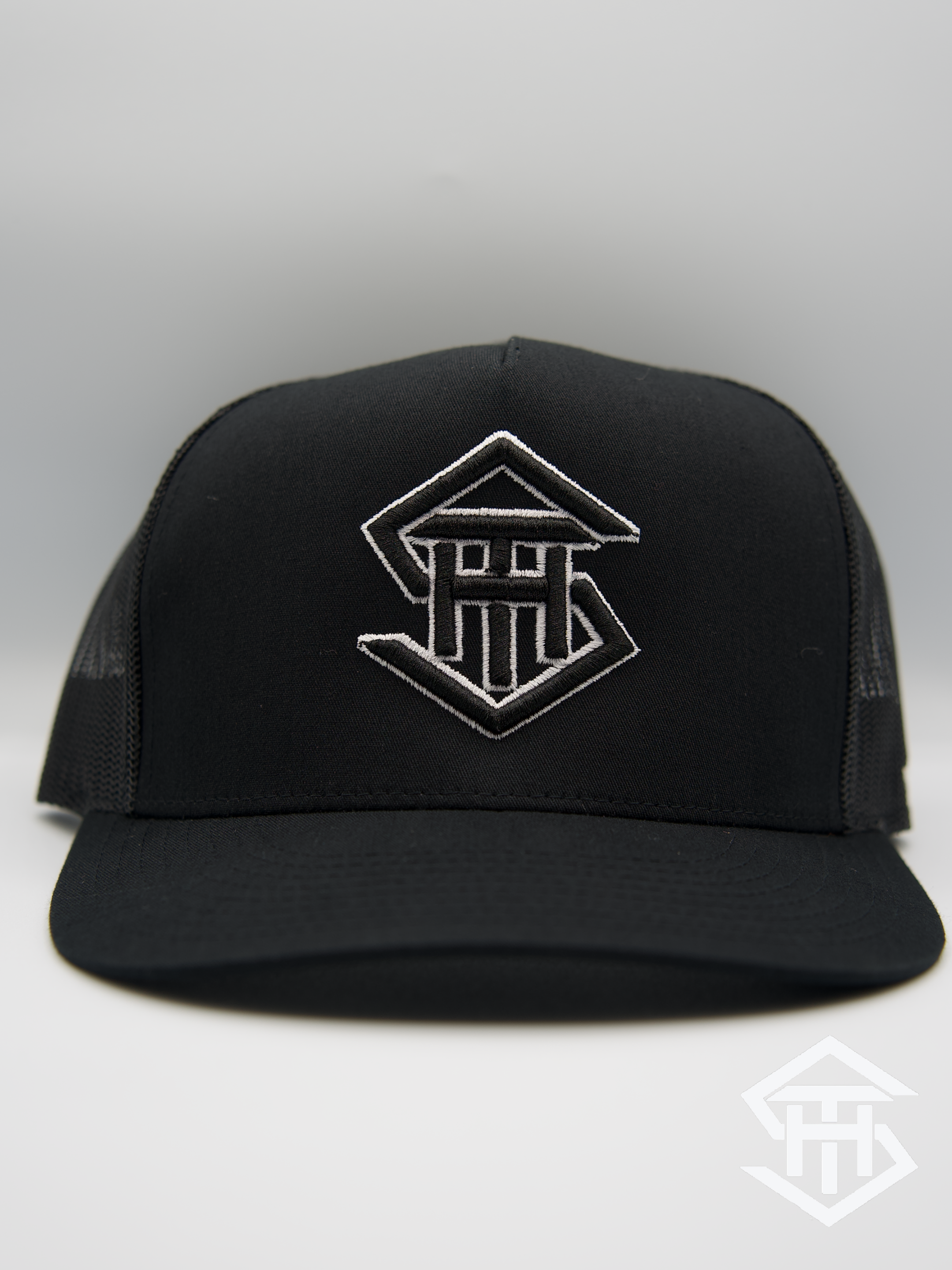 THS Black/White Logo 2 Flatbill Snapback