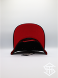 Charro Dept.  Black / Red Bottom  Performance Snapback